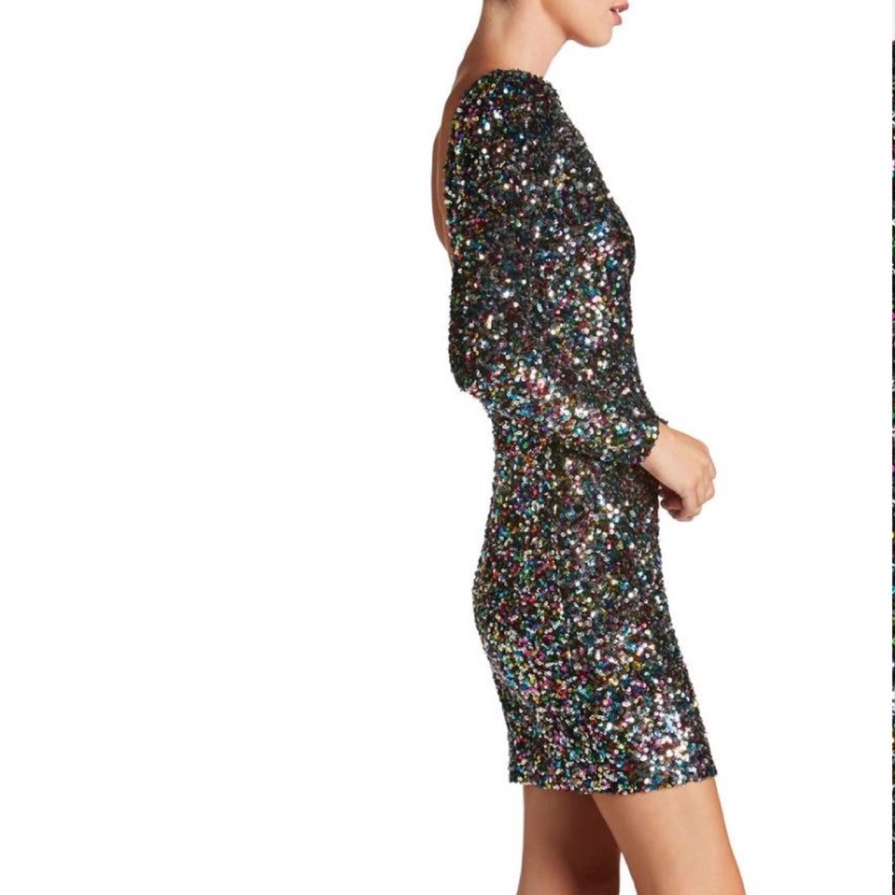 Sequin body-con dress - Picture 3 of 4